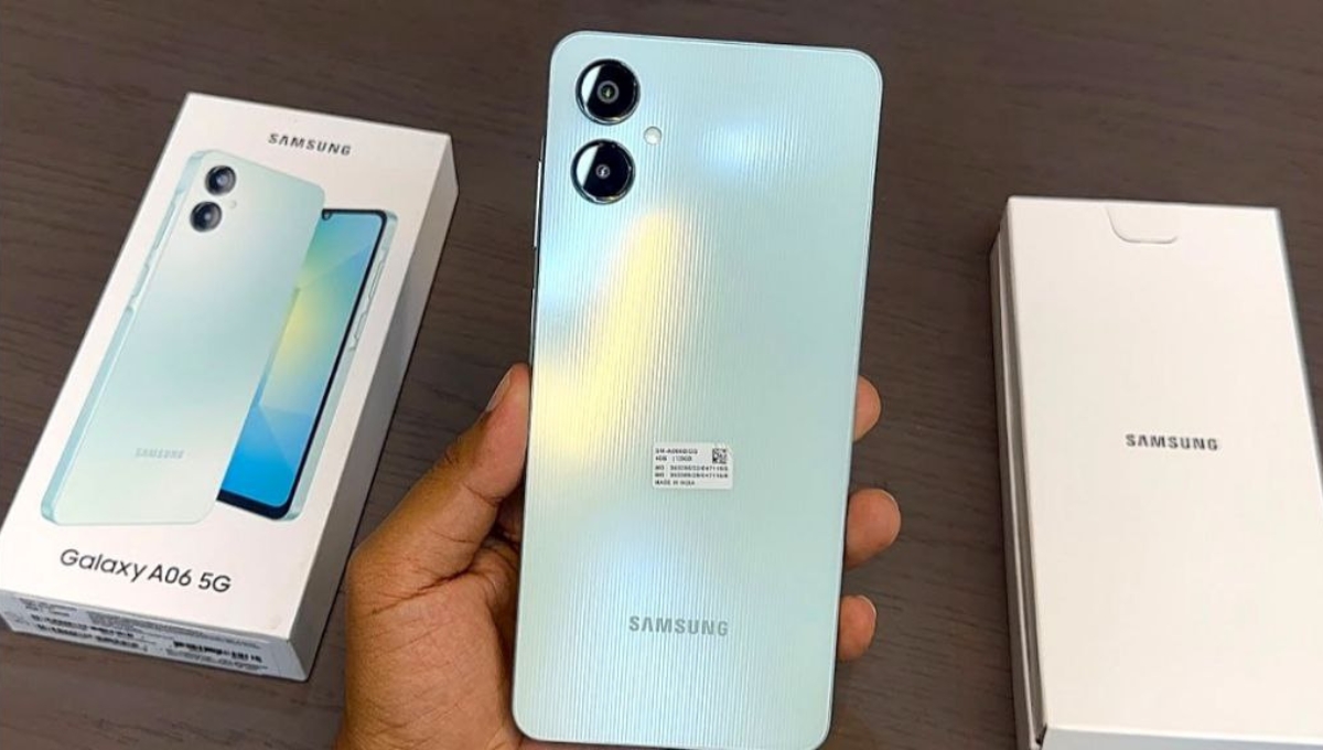13,000 में स्टाइलिश Samsung Galaxy A06 5G: 50MP कैमरा, 5000mAh बैटरी और 5G स्पीड