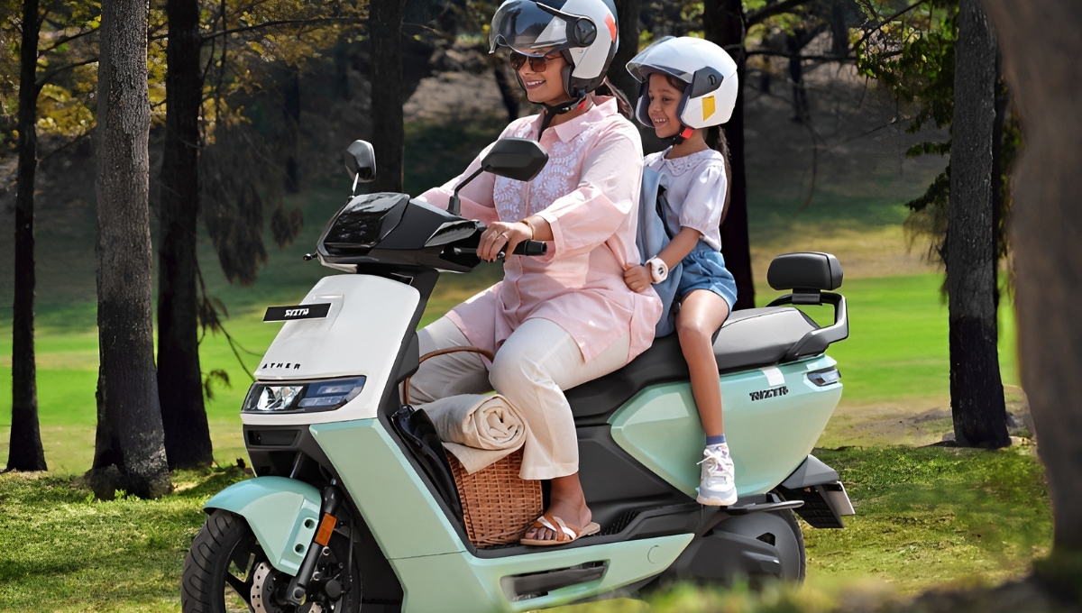 Ather Rizta: 80km की टॉप स्पीड और 34L स्टोरेज वाला स्कूटर सिर्फ 1.10 लाख में