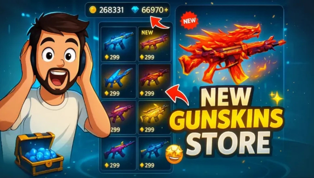 Free Fire New Gun Skins 2025: जब Style और Power एक साथ मैदान में उतरें