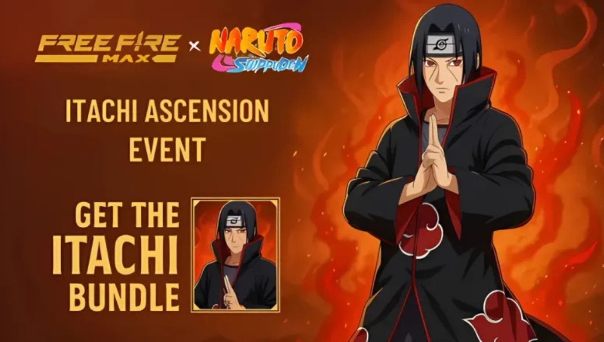Free Fire में आया Itachi Ascension Event का तूफान जीतिए फ्री में शानदार बंडल और रिवॉर्ड्स