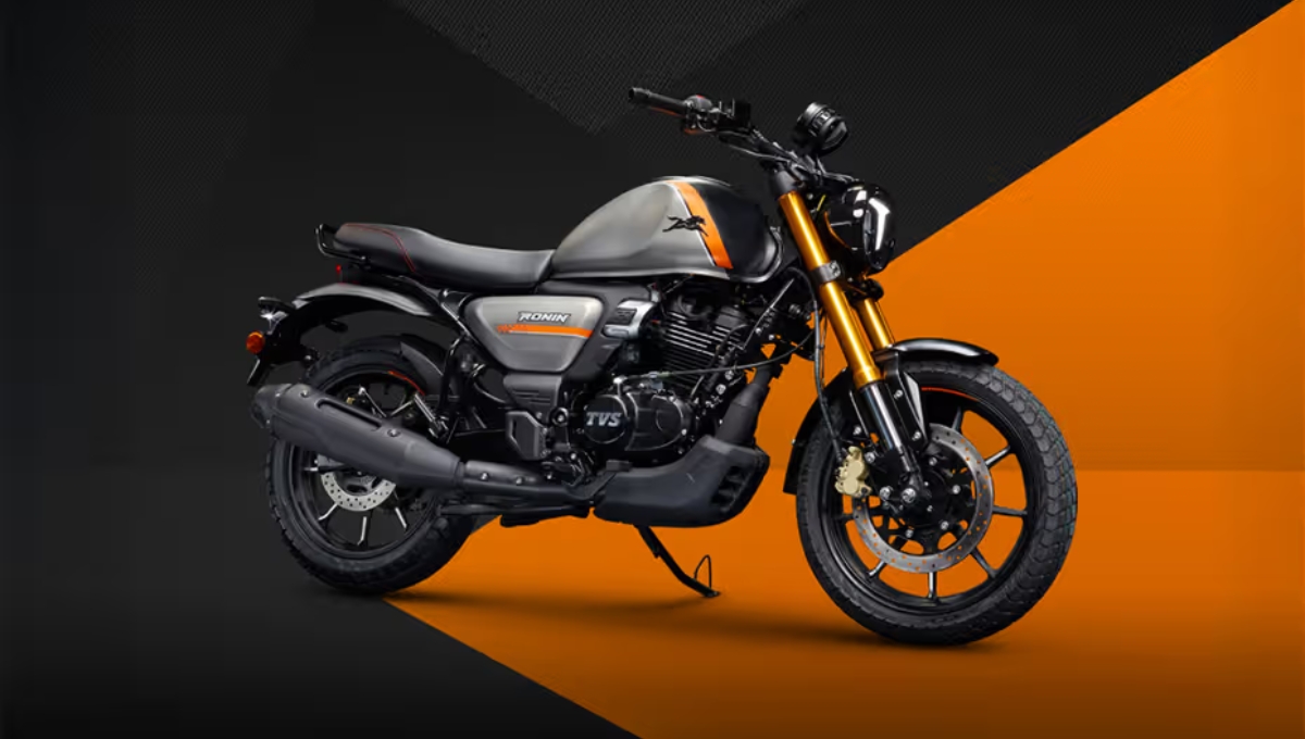 TVS Ronin: 1.49 लाख की कीमत में स्मार्ट फीचर्स, LED लाइट्स और Monoshock सस्पेंशन